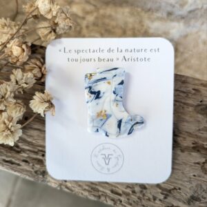 Pin's botte bleu