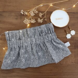 Col amovible liberty gris