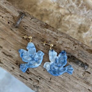 boucles d'oreilles Colombe