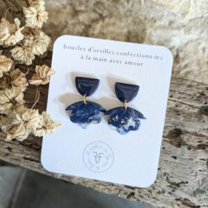 boucles d'oreilles lotus