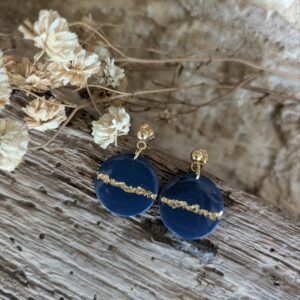 boucles d'oreilles gentiane