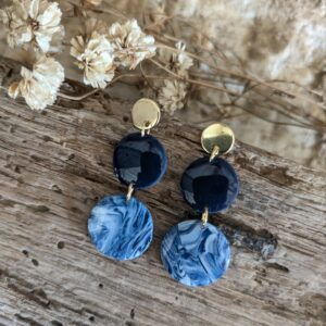 boucles d'oreilles églantine