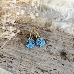 boucles d'oreilles petite marguerite
