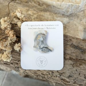 Pin's botte écru