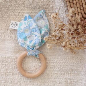 anneau de dentition liberty vert d'eau