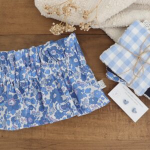 Col amovible liberty bleu