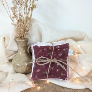 Lingettes fleur rose